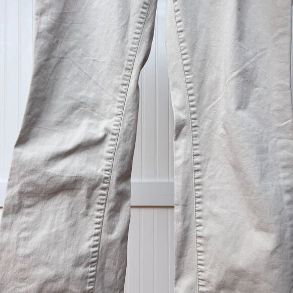 Tommy Jeans Junior's 5 Beige Bootcut Khakis Pants Low Rise Stretch Y2K Style - Picture 6 of 13